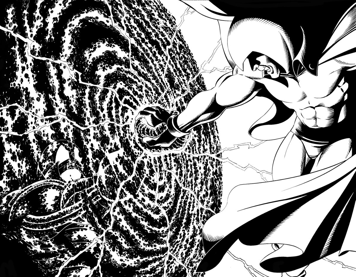 georgepereznet's tweet photo. Did you know Spectre wasn't originally in Crisis?

GPz: [Spectre] wasn't even scheduled to appear in Crisis before I came onto the book. The man is practically omnipotent-we can't ignore him,but how could we handle..
https://t.co/OMZdWtoPTw
Art by Perez/Scott Koblish for DCU Zero https://t.co/AE0ewTJjsR