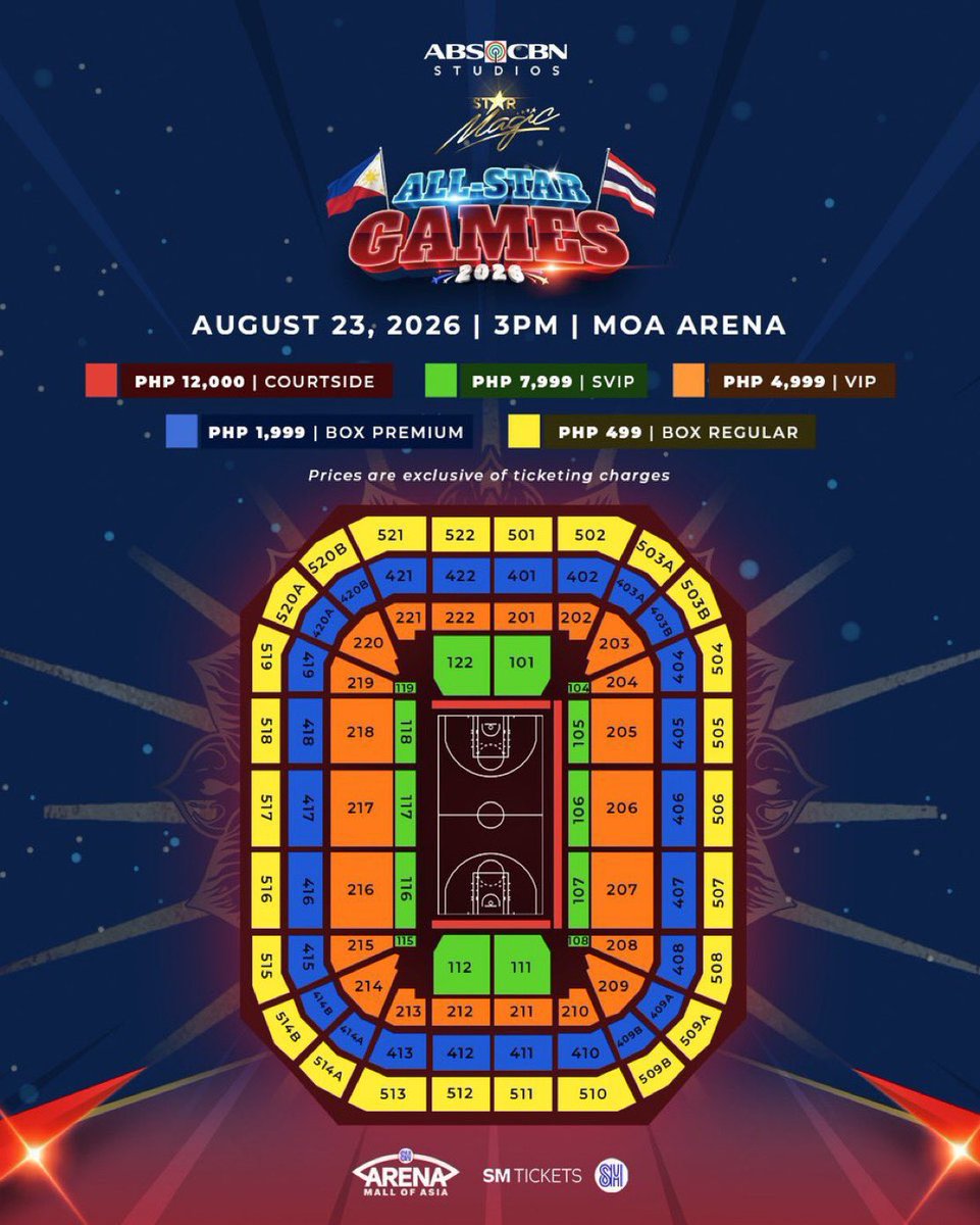 ebba_bts's tweet photo. WTS LFB PH

Star Magic All-Star Games 2026 

Available Tickets
/3x VIP 
-2x Box Premium
-2×Box regular

pm if inch

#AllStarGames2026 
#JossGawin https://t.co/LeamqOTg45