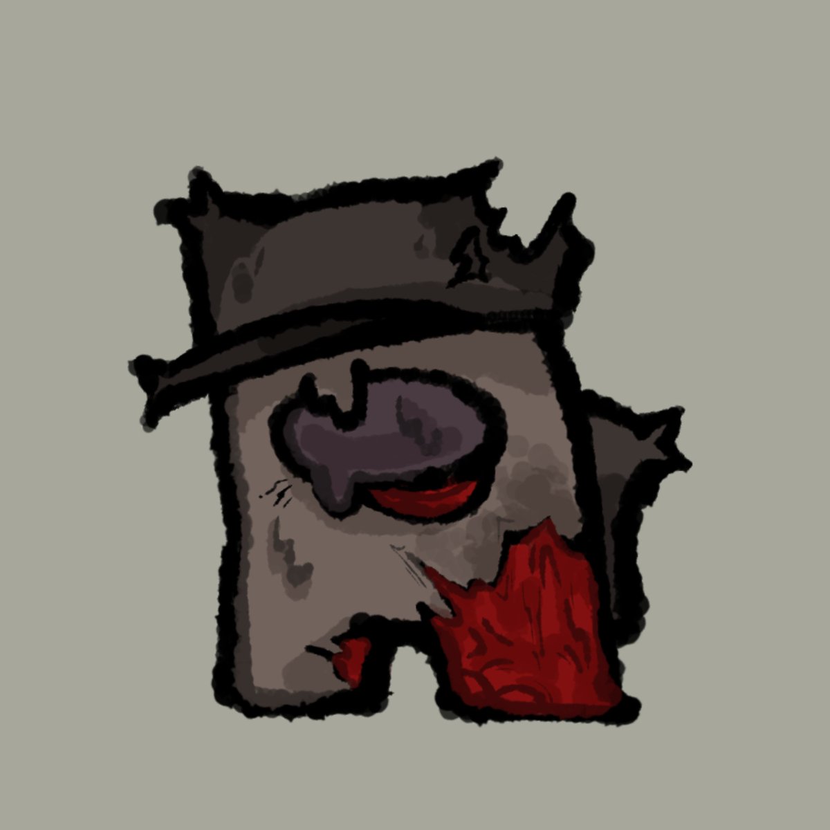 dyzzek's tweet photo. Well, that's supposed to be his body. 
#amongus #amongusshow #oc https://t.co/V3AJO9mauY