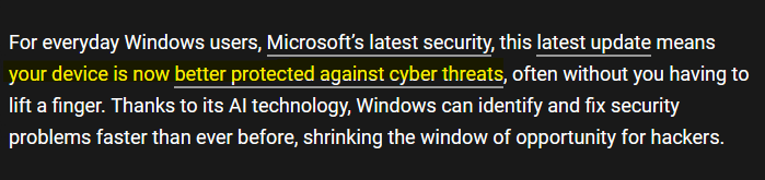 EdmundDelsol's tweet photo. Much appreciated #Microsoft. But any comments about institutional clients who may still have privileged access and tools they use to violate people's #privacy, ad nauseam. Care to put some of your revenues at risk in support of #real personal privacy? #spyware https://t.co/4IQCYxgLsg