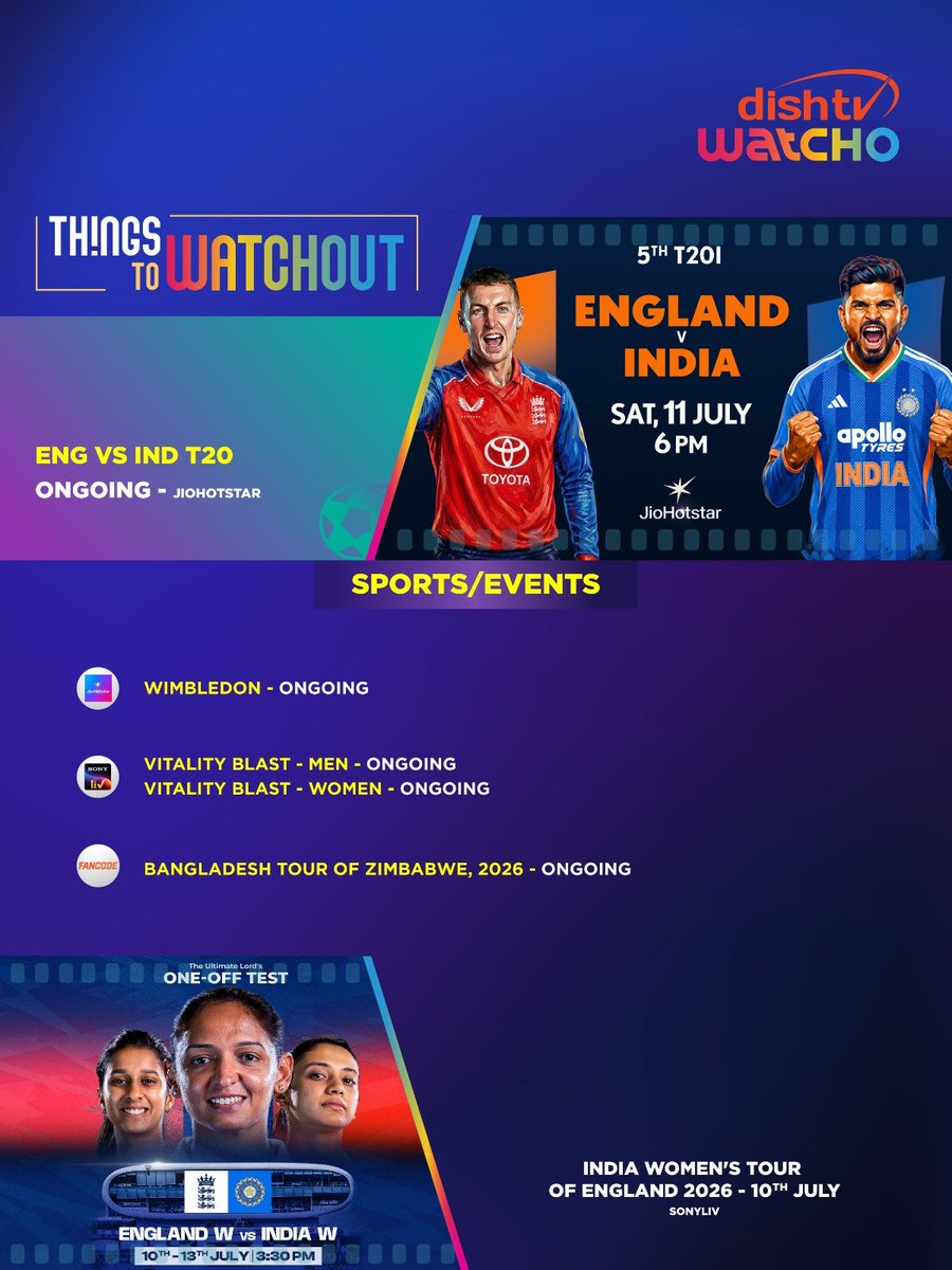 watchoapp's tweet photo. Too many good titles. Too little time. 🍿

Fresh drops, trending titles, and binge-worthy stories are waiting for you on Watcho.

#ThingsToWatchOut #Watcho #DishTVWatcho #StreamingNow https://t.co/Zv4dUKN7Md