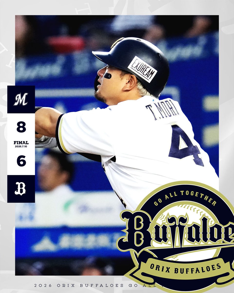 オリックス・バファローズ (@Orix_Buffaloes) / Posts / X