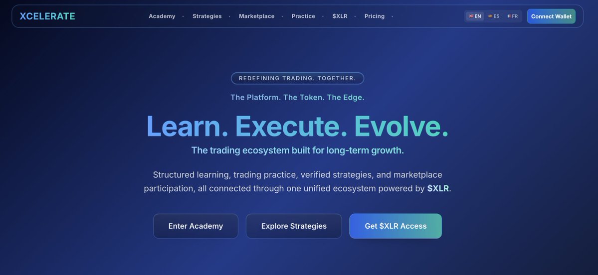 xceleratetrade's tweet photo. Every ecosystem starts with a vision.

Ours is becoming reality.

The next chapter is being built for our future community. If you're planning to be part of Xcelerate Trade, now is the time to pay attention.

Stay close. You won't want to miss what's coming next.

#XcelerateTrade #Trading #Web3‌‌ #BuildInPublic