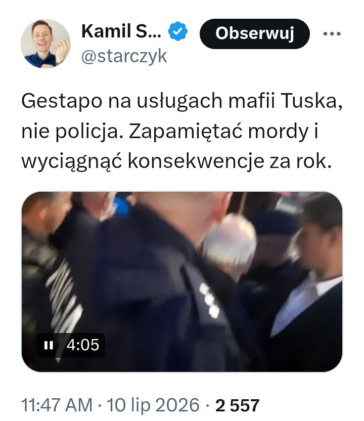 Pazdziernikowa's tweet photo. Gdybyście @PolskaPolicja mieli problem ze znalezieniem tego delikwenta, który w obrzydliwy sposób was poniża, zniesławia i obraża, to podpowiem że możecie poszukać w telewizji Republika. https://t.co/c6dJU56VvE