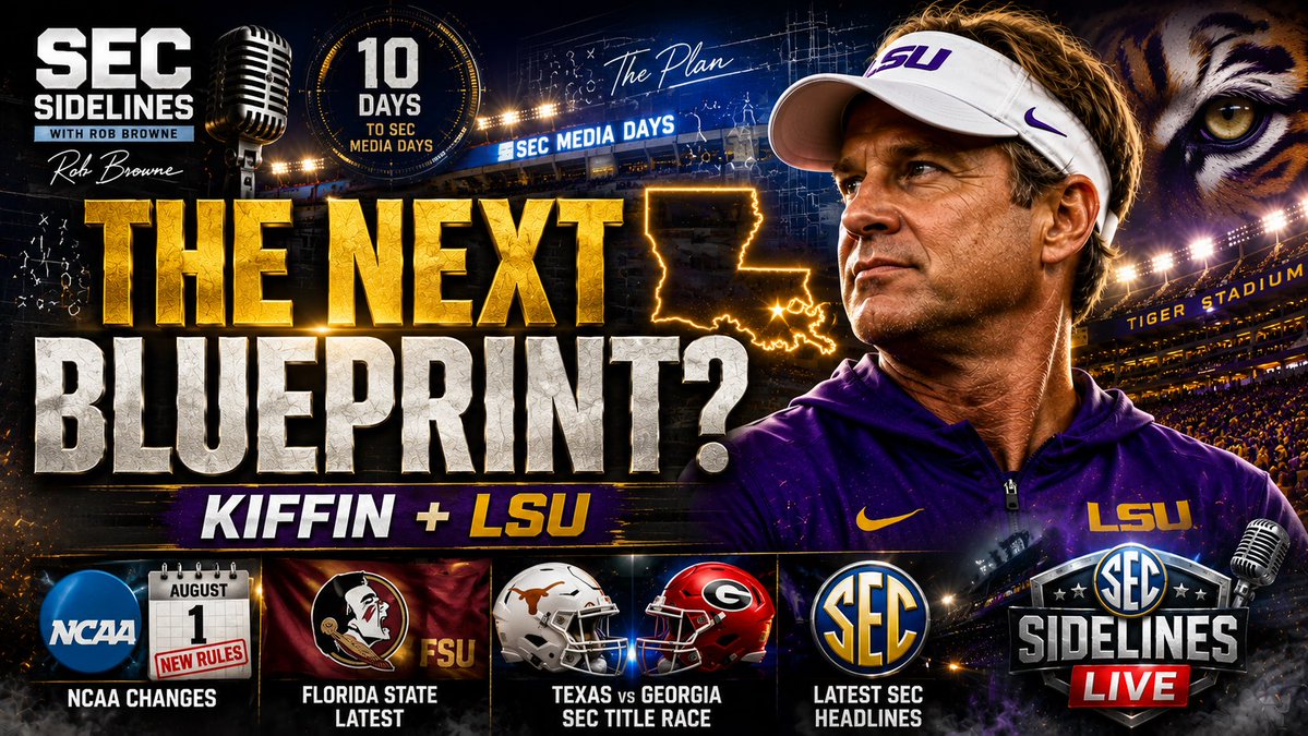 SIDELINES_LIVE's tweet photo. Thank You @MattMoscona @lockedonlsu for coming on the show https://t.co/CxNPkMKCuS