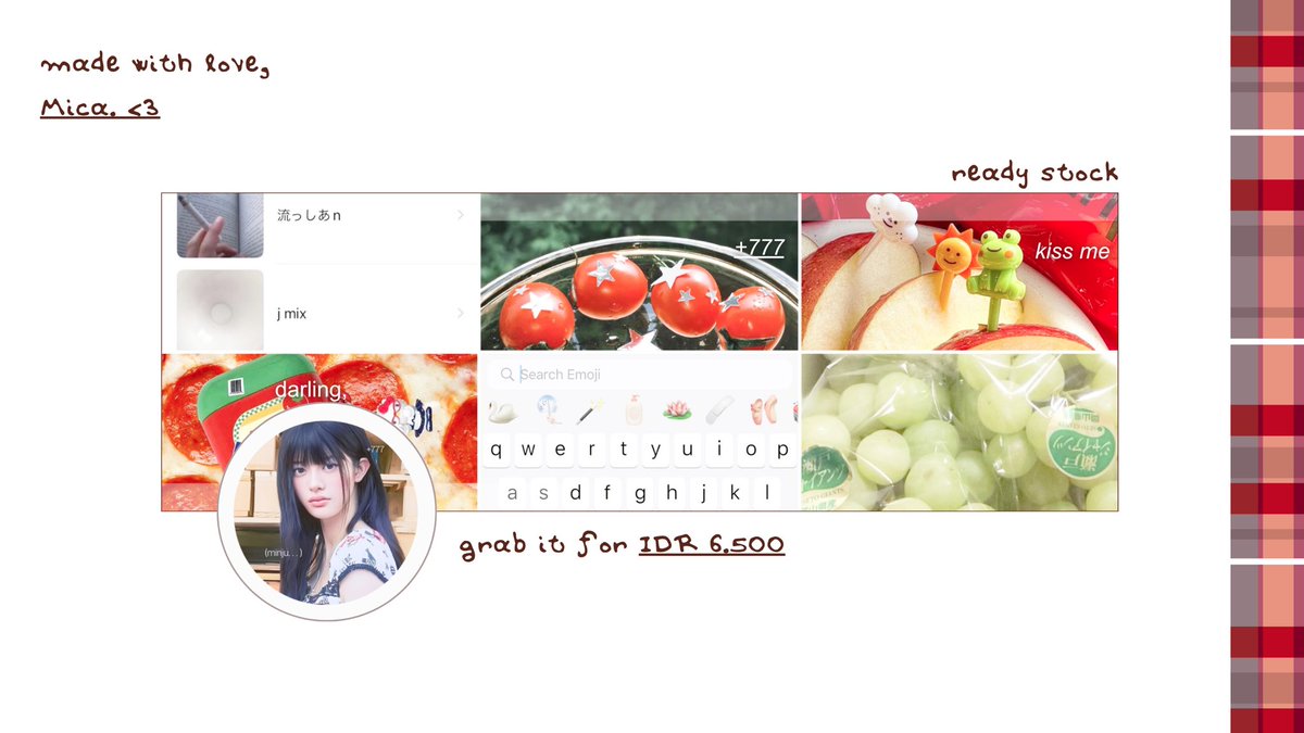 seraphicque's tweet photo. 🍶 . . mind to repost? arigato  minna!  #bealanja 

captured  in a quiet evening  light; a soft curation  for the  lovers. 4 layouts featuring Minju of ILLIT 🖋️🎐 in Miracle Fantasy layout by seraphicque,  slide my dm or telegram to take, love__< https://t.co/krRZ7M8LNy