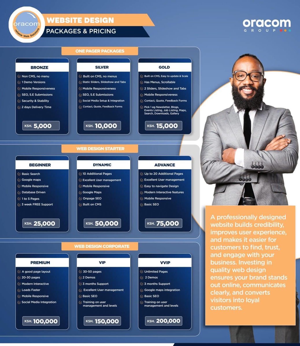 dev_muhoho's tweet photo. Big brand website, small business budget. Affordable packages for SMEs and startups live in as little as 10 days. Reach out to us via 📞+254729990583 or visit 🌐https://t.co/a0Fk2ju6Fb
#Venezuela https://t.co/lnBWYsEp6A