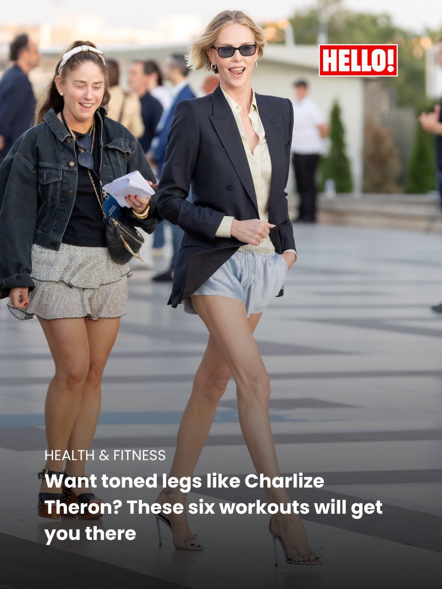HELLOmagIndia's tweet photo. #CharlizeTheron's #TheOdyssey press tour put her enviably toned legs back in the spotlight. Inspired by her athletic physique, #HELLOIndia shares a 6-move workout to build strength, definition & lower-body muscle: https://t.co/gJ0Dgjpxhe #HELLOIndia #HELLOMagazine @CharlizeAfrica https://t.co/6lgBUdhpRY