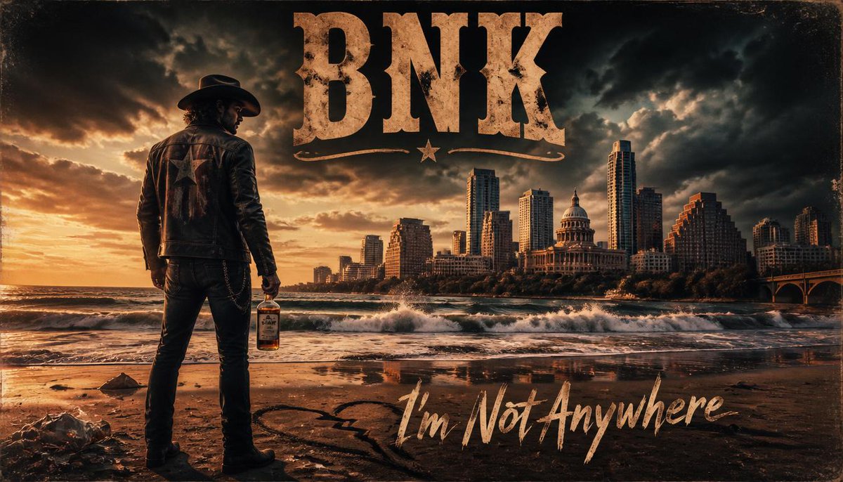 1986BNK's tweet photo. BNK - I'm Not Anywhere
I hadn't written a southern rock/country-rock song in a while. I started thinking I wanted to write a hurt &amp; drinkin' song that mentions Texas.
#SUNO #Rock #BNK #HumanLyrics #SouthernRock #CountryRock #Austin #Houston #Dallas
🎧 https://t.co/VmKzSG1cjW https://t.co/gdY1of7Uco
