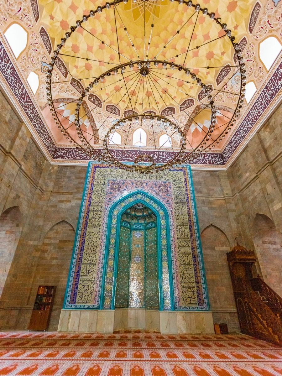 ExperienceAZE's tweet photo. Known as the first mosque in Azerbaijan, Juma Mosque carries the beginning of one of our country’s most sacred stories. Here in Shamakhi, history still feels alive in every arch, every wall and every quiet step inside.

#azerbaijantravel #azerbaijan #experienceazerbaijan #jumamosque #shamakhi