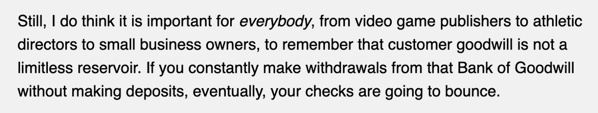 JoshPateCFB's tweet photo. This paragraph from @MattBrownEP is excellent &amp; yet will fly completely over the head of the intended audience https://t.co/5vzdo6EwDo