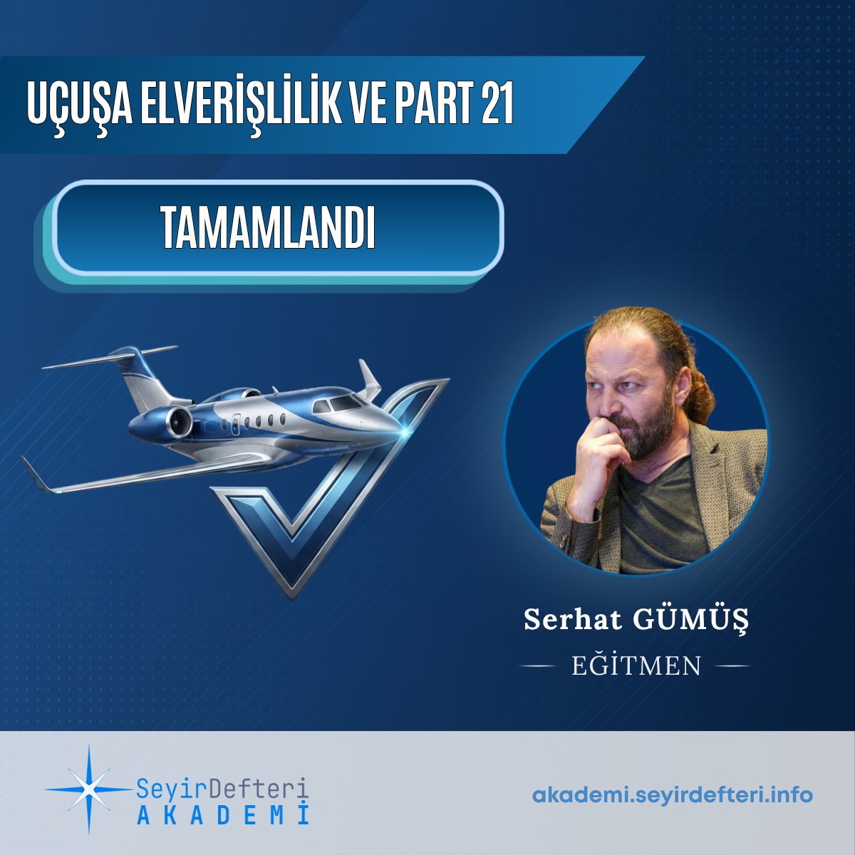 SeyirDefteriAKD's tweet photo. 📢 Tamamlanan Eğitim: Uçuşa Elverişlilik ve Part 21

#SeyirDefteriAkademi #MaviKanatlar #UçuşaElverişlilik #Part21 #UçakSertifikasyonu #EASA #Yetkinlik #Eğitim #Savunma #Havacılık #Akademi #Kariyer #Rehber https://t.co/gkSW7Jt8fZ
