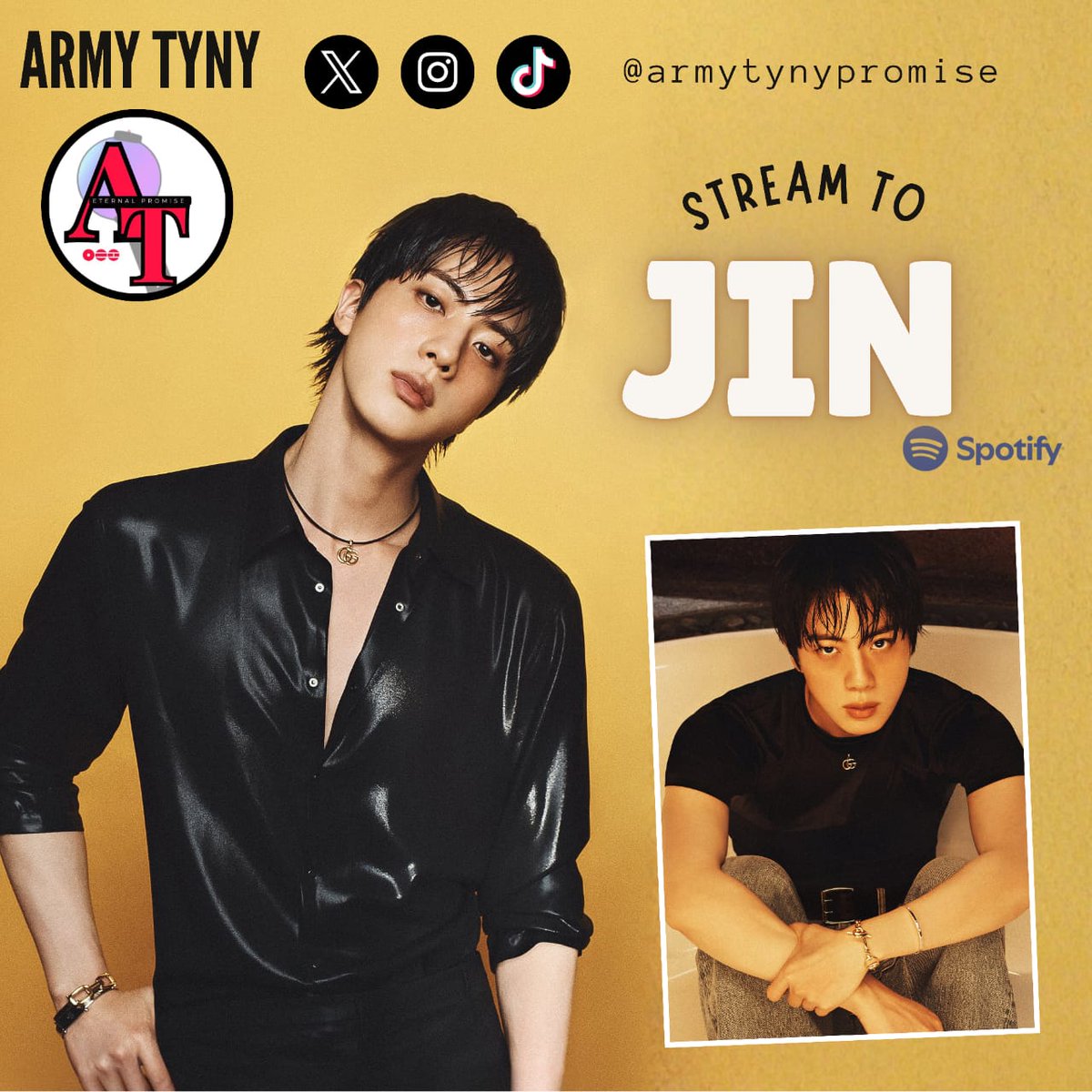 ArmyTynyPromise's tweet photo. ♔〘 ʙᴏɴɪᴛᴏ ғɪɴ ᴅᴇ sᴇᴍᴀɴᴀ 〙♔
Que tengan un lindo Viernes #ARMY 🐹
Iniciamos el día con Stream a nuestro bello #JIN
• Recuerda •
-Dejar Playlist Reproduciendo
-Si puedes usa más de 2 cuentas
-Intercala con Albums
#StreamFor_Jin
#진 #Jin #Jin_Happy #Jin_Echo https://t.co/XaF5J58mex