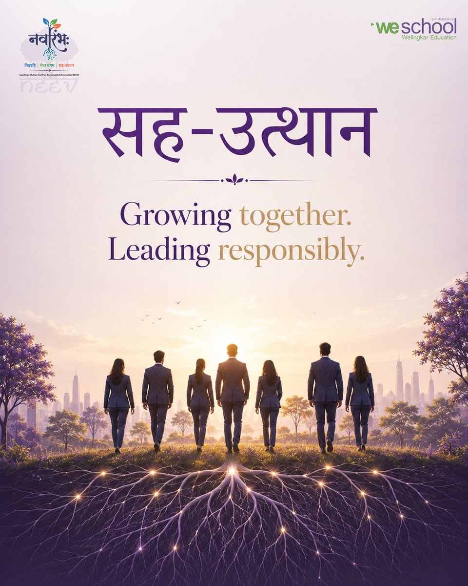 welingkarinst's tweet photo. Three ideas.
One purpose.
One transformative beginning.
Discover the vision behind Navarambha 2026.

Stay Tuned.

#WeSchool #Navarambha2026 #FutureLeaders #StudentInduction #PGDM https://t.co/4vYKa2MdVm