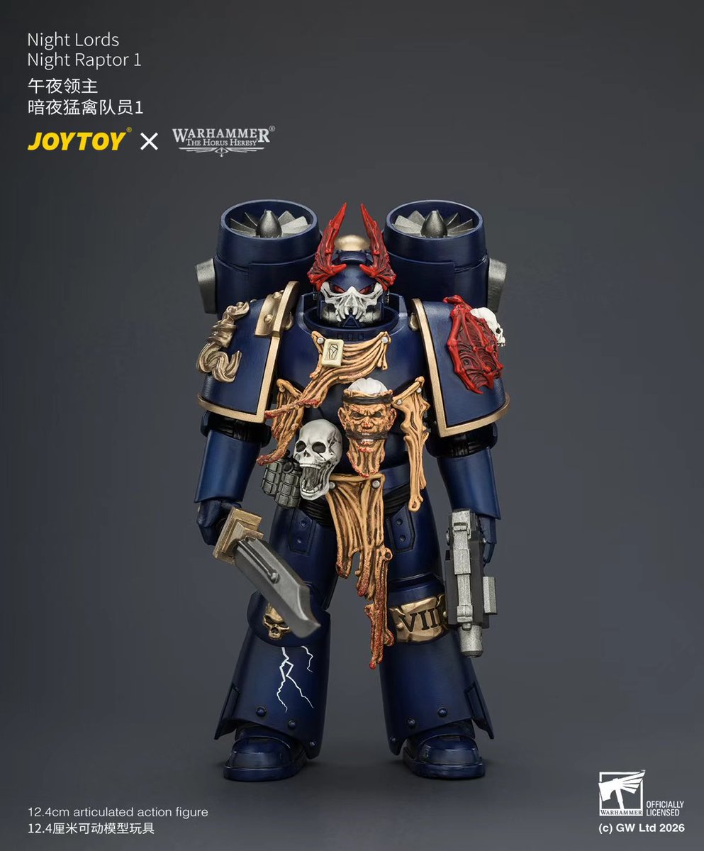 VintageScale18's tweet photo. #JoyToy announced Konrad Curze and his raptors from Warhammer the Horus Heresy. 

🧵5

#eightteenthscale #figures #warhammer40k #actionfigures https://t.co/xFjVBnVYxO