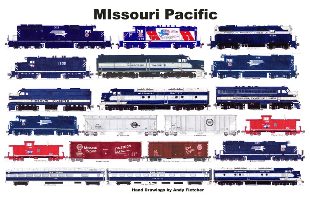 CustomTrains's tweet photo. Have a great breakfast with Missouri Pacific with my Railroad placemats. https://t.co/E4Dxiuj1yn https://t.co/olunnwdEKd