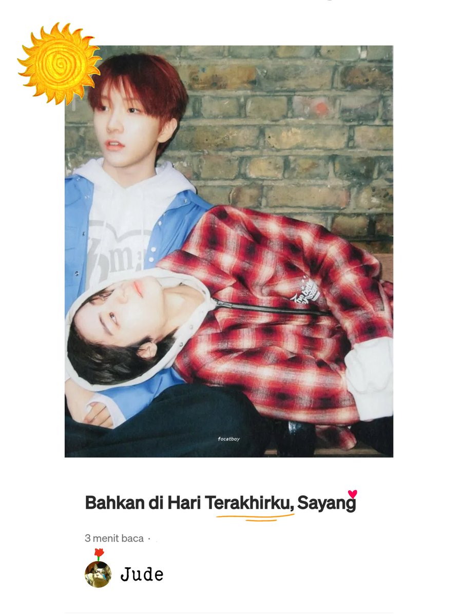 LEEHAKIST's tweet photo. Bahkan di Hari Terakhirku, Sayang

Leehak Narrative AU

CW // Major character death, terminal illness, angst, heavy grief. https://t.co/mztUyvj6N7