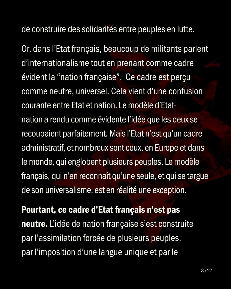 Dispach_bzh's tweet photo. Une question revient souvent au sujet de l’indépendantisme : l’indépendantisme ne mènerait-il pas tout droit au nationalisme ?

Pour  nous, être indépendantiste breton aujourd’hui ne signifie pas devenir  nationaliste au sens où l’entend l’extrême droite. Notre combat  s’inscrit https://t.co/NJpWure1ID