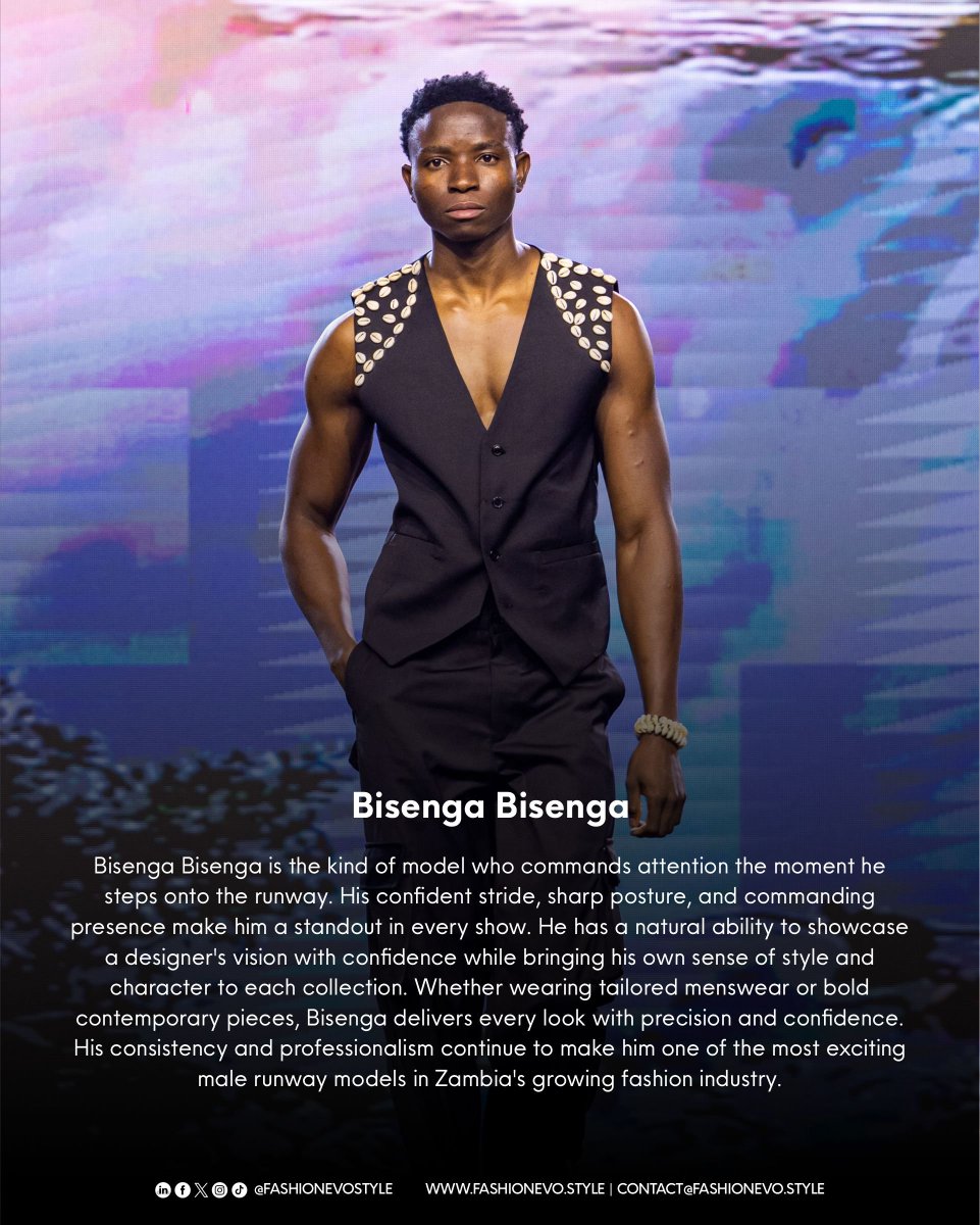 fashionevostyle's tweet photo. @chisanga_taylor Bisenga Bisenga (@BisengaBisenga)
Monde Moola
Liswaniso Makuya
Read the full feature on https://t.co/gJhvyQ7y4W
Who do you think should be on everyone's runway watchlist next?
#FashionEVO #FashionEVOZambia #ZambianFashion #RunwayModels #AfricanFashion https://t.co/sjcykCGxkJ