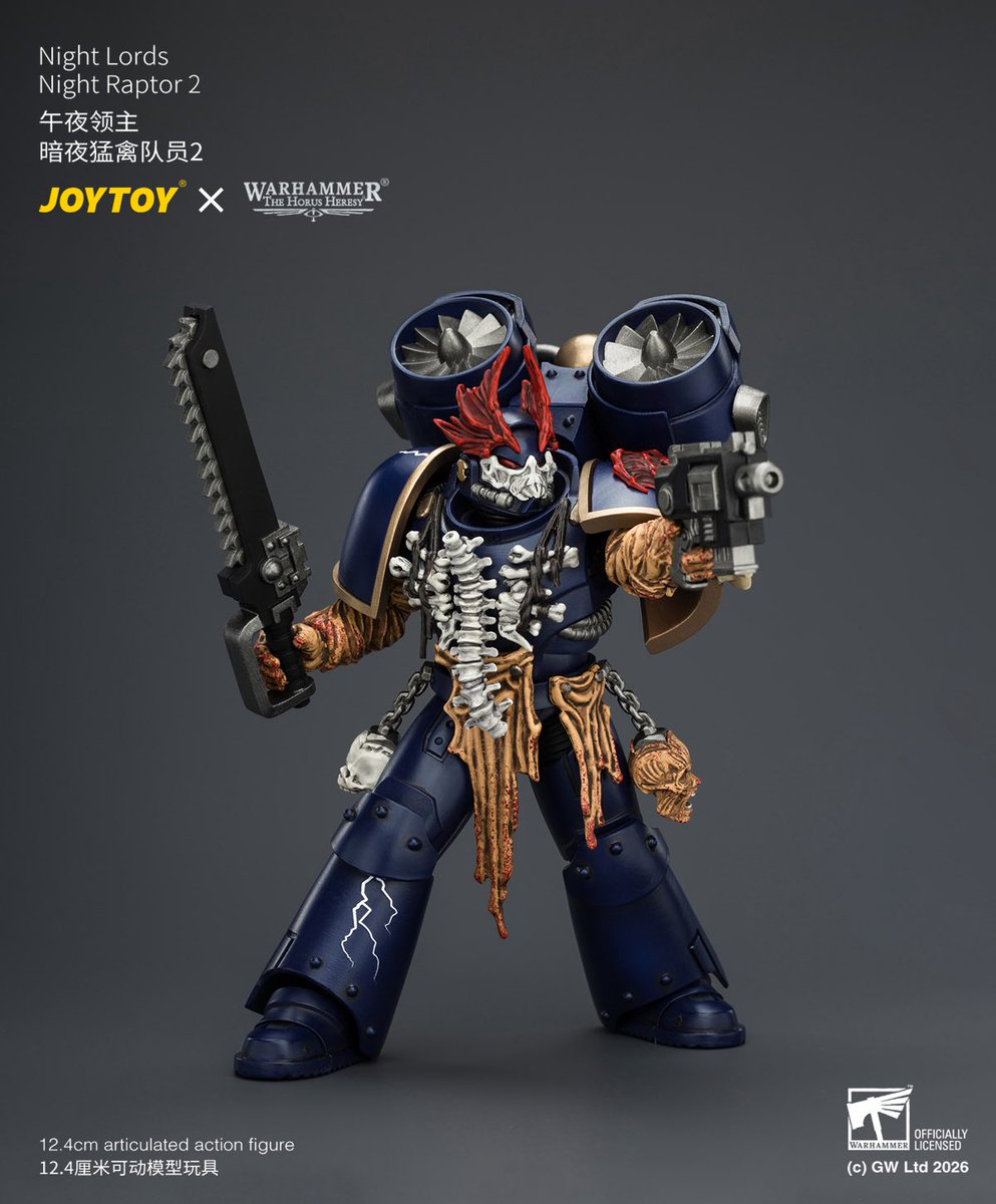 VintageScale18's tweet photo. #JoyToy announced Konrad Curze and his raptors from Warhammer the Horus Heresy. 

🧵4

#eightteenthscale #figures #warhammer40k #actionfigures https://t.co/lpIpdbyU9N