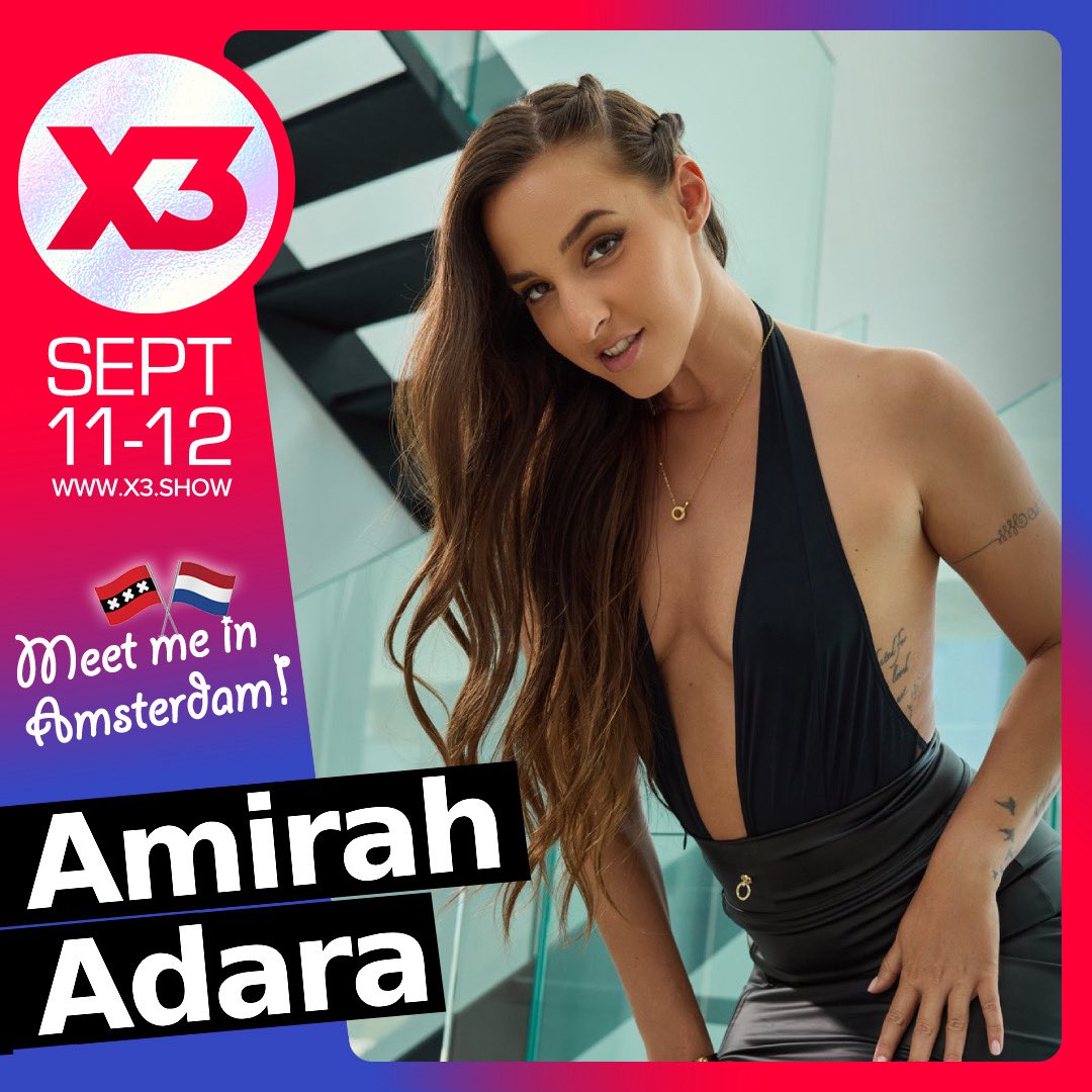 AmirahAdaraxxx's tweet photo. Come meet me at #X3show!
Buy Your tickets NOW!🔥
Use my code: AMIRAHX3
🔗 https://t.co/xvWOLlIYab
@XBIZ https://t.co/jzI5nm5Hpw