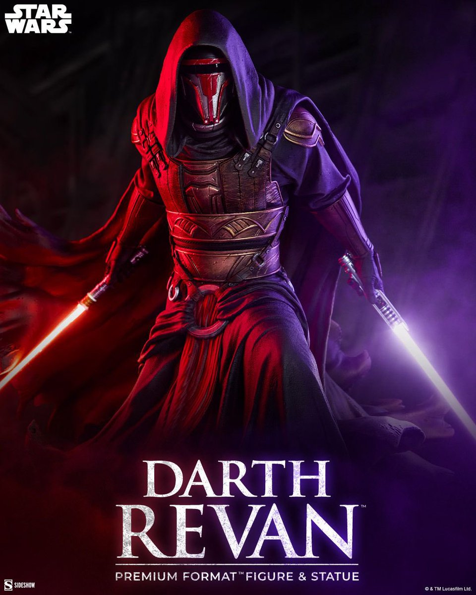 sw_holocron's tweet photo. A Darth Revan premium format figure and statue from Sideshow Collectibles has been announced https://t.co/b3Z7NTtqzP