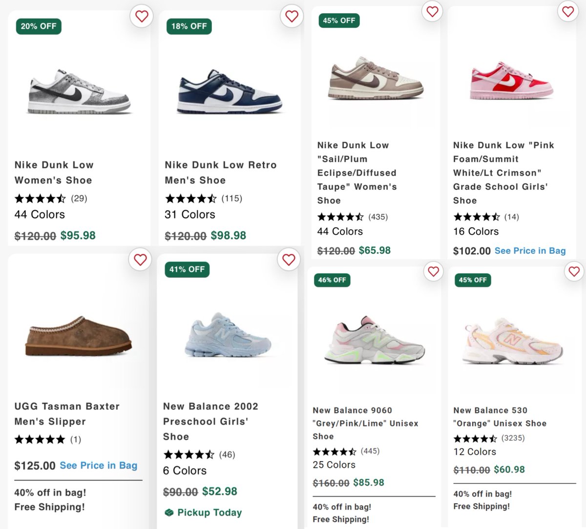 GlitchedDeals's tweet photo. ALL-TIME LOW NIKE SNEAKERS AT HIBBETT

Nike Dunks, New Balance, Hoka, and Jordans are marked down up to 45%.

https://t.co/QcyDU9O3VN

Hibbett is offering additional 40% off at checkout

Free shipping included, sizes and colorways moving fast #ad https://t.co/Ar1QtpCnbp