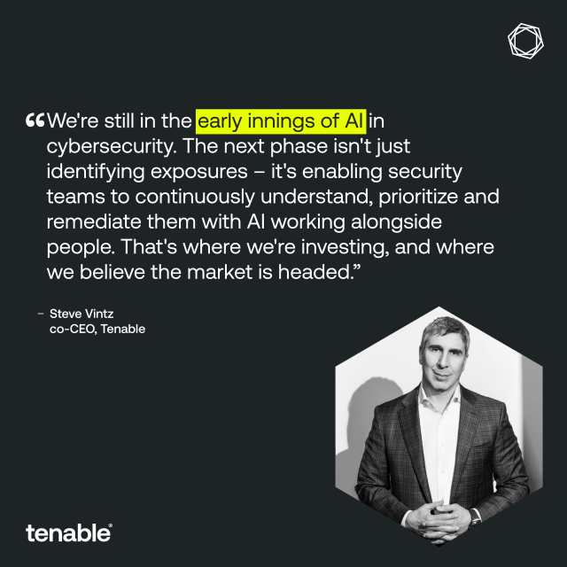 EAlexStark's tweet photo. Gartner has named Tenable as the company to beat for AI-powered exposure assessment in the June 2026 report. From traditional IT to cloud, identity, and AI infrastructure, we’re helping organizations stay ahead of evolving cyber risks. Learn more here: https://t.co/kLdKMLuuis https://t.co/xdgfnyWf9Q