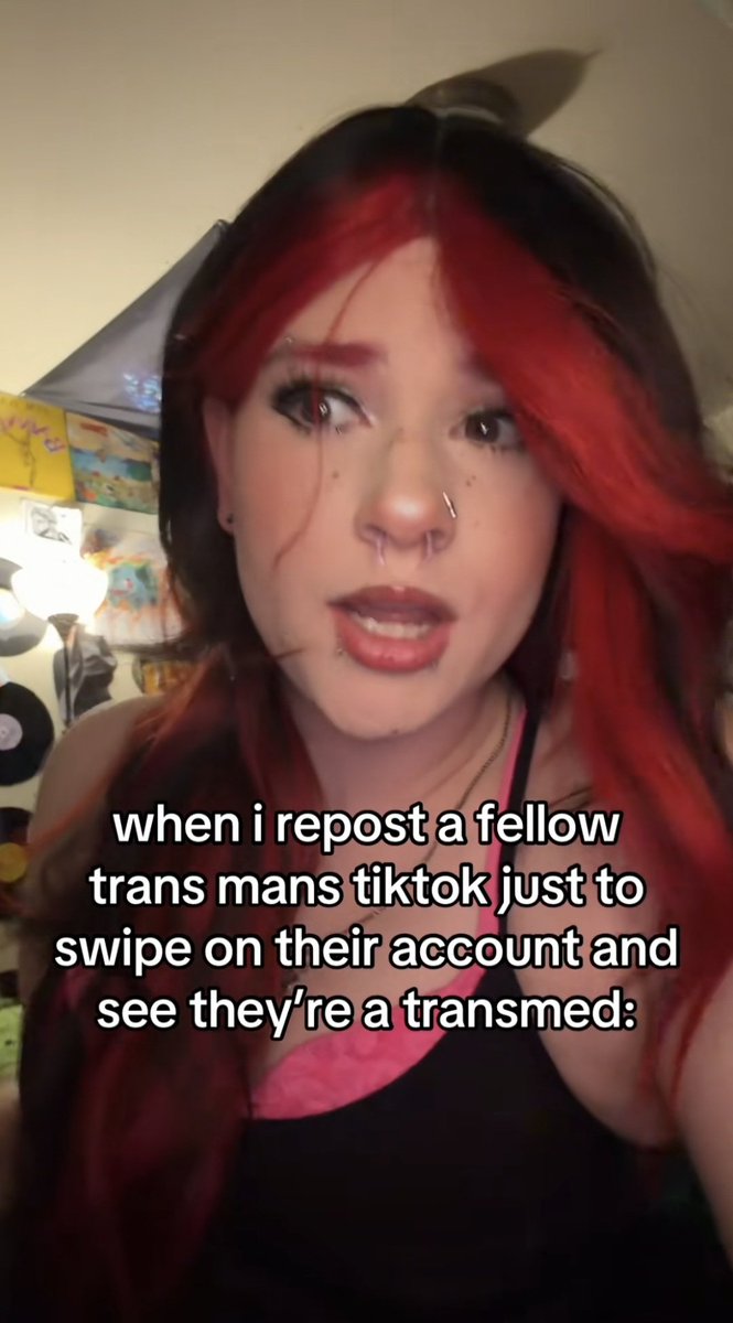 ahsleepp's tweet photo. Cis woman "fellow trans man" thinks "gender is a costume" so basically I'm just a woman wearing the costume of a man, who would've thought https://t.co/QdiiAhvDEc