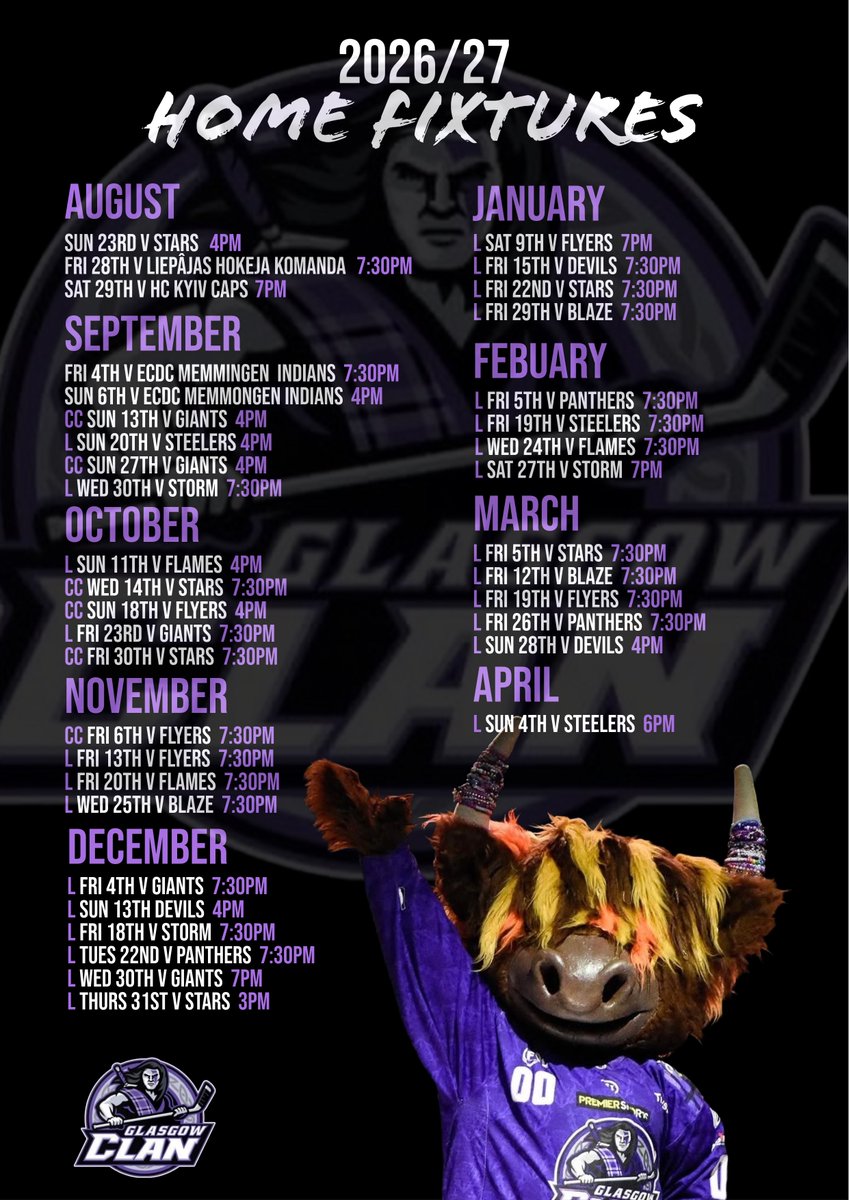 Kymbo04's tweet photo. Made my own wee home fixture list as I find it easier to follow this way 🤭
-feel free to save-
Hope that’s alright @ClanIHC 💜 https://t.co/Y7PbX3Nkgp