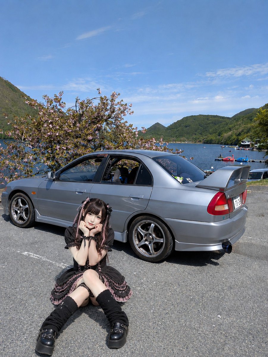 evo4hy's tweet photo. 😺とも人気な地雷系美女②😺
#三菱乗りと繋がろう2026年夏 https://t.co/KBjpX7zckZ