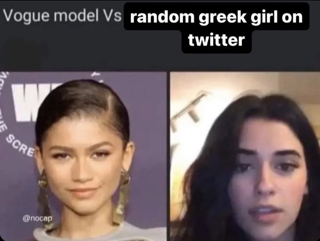 HellenicEchoes's tweet photo. Every random Greek girl on twitter is better than Zendaya https://t.co/7z1M09oppy