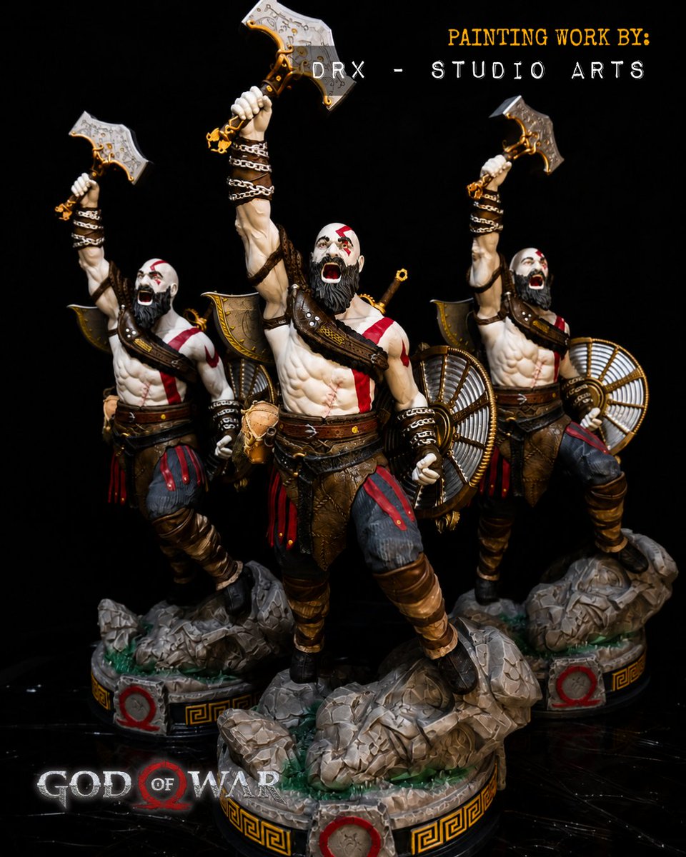 dirroxadioramas's tweet photo. Kratos (God of War)
3D Models: Milton Barriza
Colors: Corfix
Painting work done! ✌🏼🖌️🎨
https://t.co/IgVwKTGpHx
#artmoots #shareyourart #artstation #painting #3dprinting #kratos #goodofwar https://t.co/v02LshoR8P