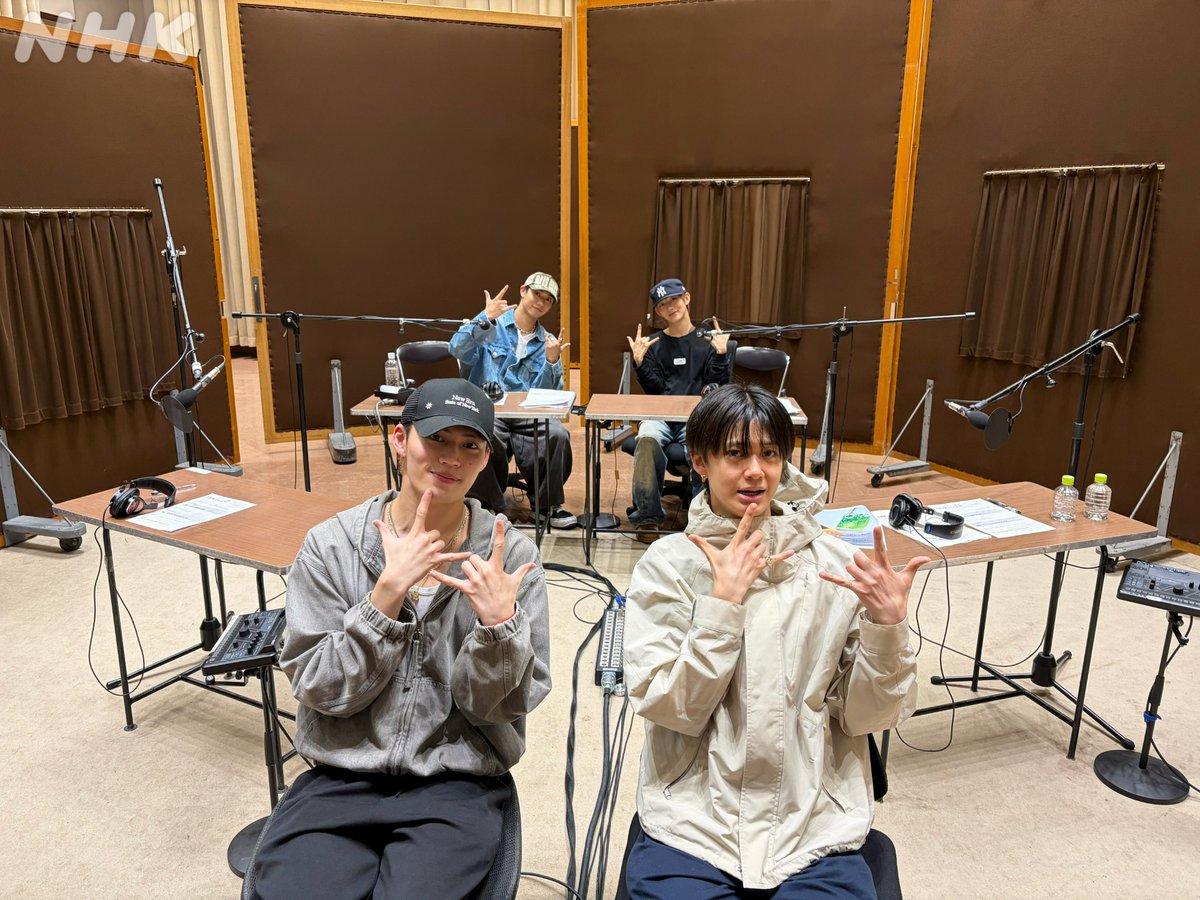 nhk_musicjp's tweet photo. 🎧#ミュージックライン🎧

💫#BUDDiiS💫
#FUMINORI #TAKUYA

🔁放送終了から7日間 聴き逃し配信中🔁

🔻配信はコチラ
https://t.co/Syweh30ePC

FUMINORIの特技に“無理くり”疑惑？
TAKUYAとMAZZEL・RYUKIに共通点が
“こんな曲がほしかった！”
新曲「キミは都市伝説」のトークも https://t.co/5cNGvVmBP8