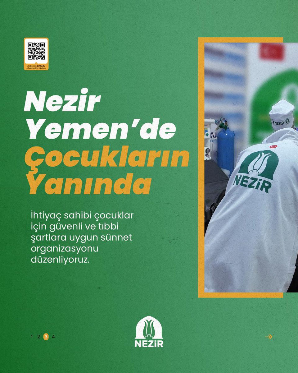 NezirDernegi's tweet photo. Nezir, Yemen’de çocukların yanında.

İhtiyaç sahibi çocukların sünnet organizasyonuna destek olabilirsiniz.

🌐 Online bağış: https://t.co/Qexi8lJZLd

☎️ 0216 420 76 76

💬 0501 285 76 76

#Nezir https://t.co/CWxpu9iSLg