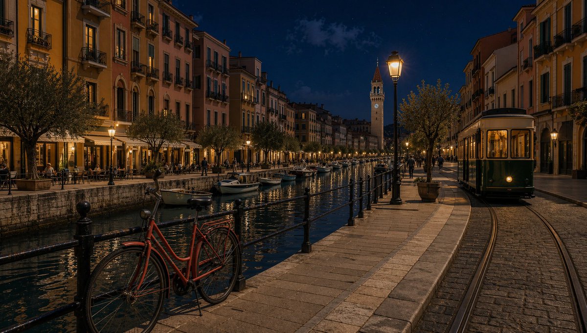 Day-to-Night Canal Street Transformation