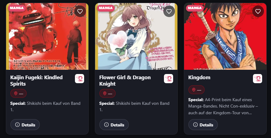 Teknikator8's tweet photo. Was gibt's von @TOKYOPOP auf der #AnimagiC2026? Alle bekannten Messe Extras hab ich gesammelt &amp; filterbar gemacht 👀📚
→ https://t.co/JJ5HjejVBH
Fanprojekt, keine offizielle Seite 💛

(weitere Verläge Folgen bald!) https://t.co/aDamCHwxqf