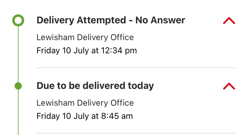 dontlike1999's tweet photo. Another day, another set of @RoyalMail lies. Why charge me for #firstclass mail when you’re pretending to deliver? https://t.co/2b5BOLK9LK