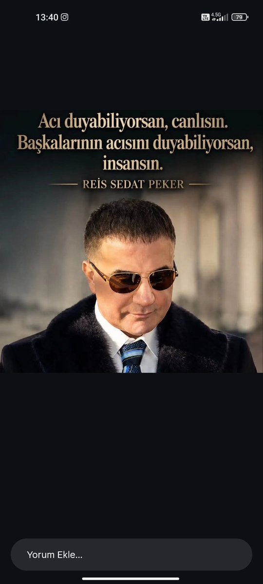 can1unal1's tweet photo. "ACI DUYABİLİYORSAN CANLISIN .
BAŞKALARININ ACISINI DUYABİLİYORSAN, İNSANSIN. 
REİS SEDAT PEKER 🇹🇷

@sedat_peker 
@hizirreis999  #sedatpeker https://t.co/b3dEFYFYf4