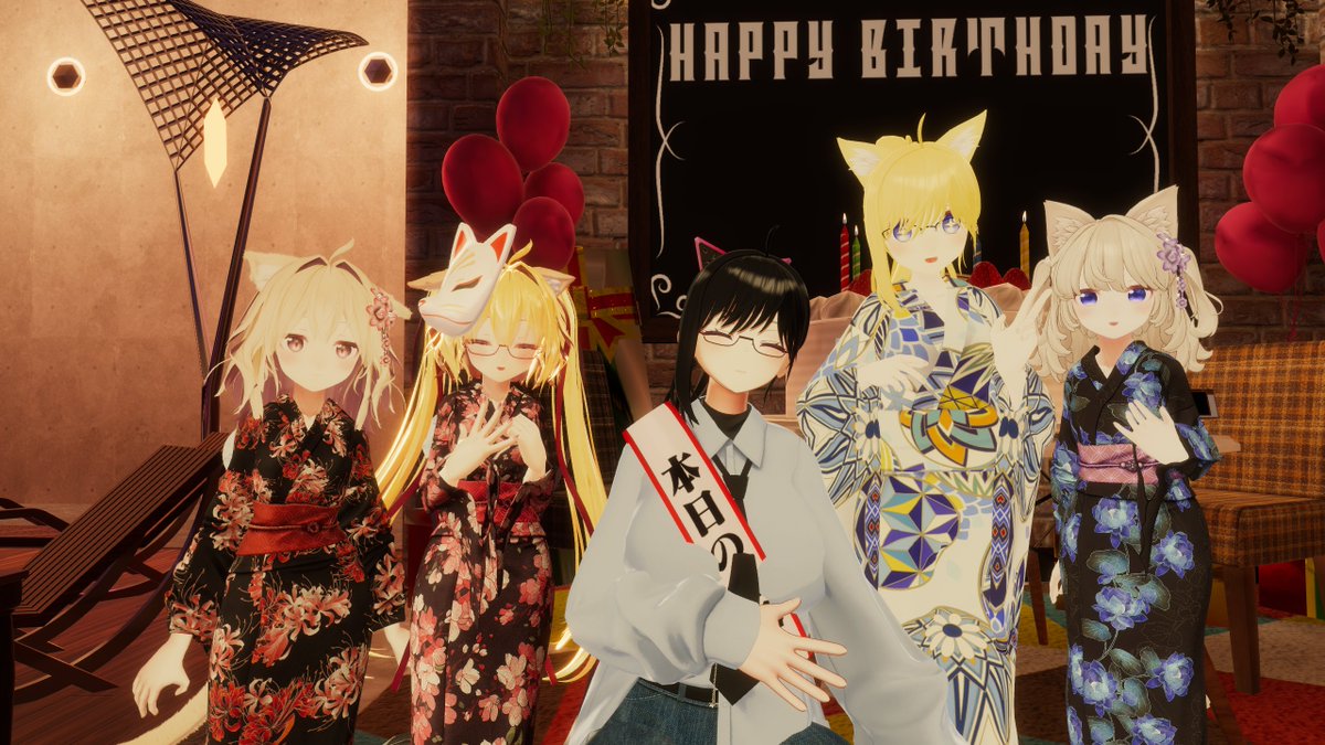 Cureimima's tweet photo. きのうの集合写真とﾂｰｼｮ
@wakame5sai_VR https://t.co/IEkpyrXvpb
