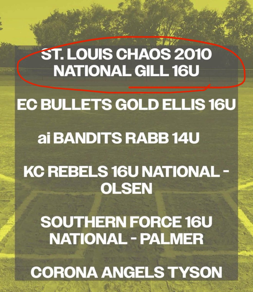 ZoeMitchell2029's tweet photo. It’s an honor to wear “Chaos” across my jersey. This team is full of talented players who work hard, support each other, and compete every game. Proud to be part of this group and thankful for all of our coaches who help us grow. 

Thank you for the recognition, Prep Softball!!

📌St. Louis Chaos National Gill
Head Coach: Rachel Gill