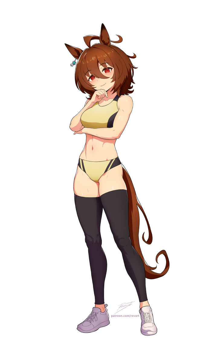 Revenantart's tweet photo. Agnes Tachyon from Umamusume https://t.co/DYbsMCiDR7