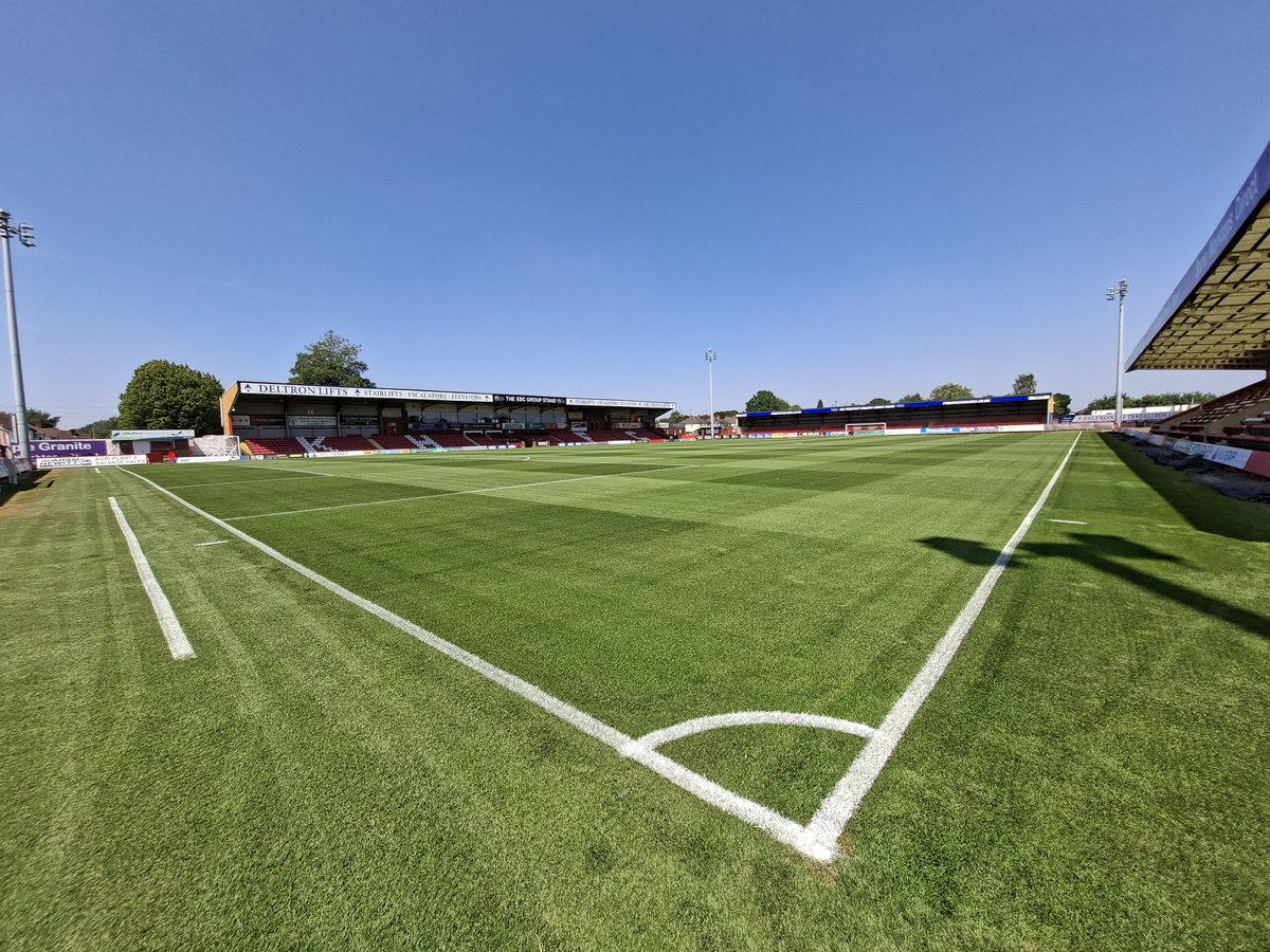 groundsperson77's tweet photo. PITCH UPDATE. Bit by bit, coming together. Pattern and pitch markings drilled in for pre season @khfcofficial
#newpitch #newseason ❤️🤍❤️🤍 https://t.co/eBnMAOzQDV