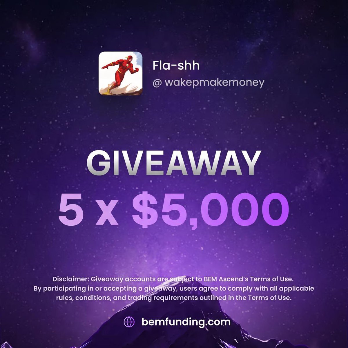 wakepmakemoney's tweet photo. <<BEM FUNDING 5x5k$ Fon Çekilişi>>

Şartlar 👇🏽

⚡️@BemFunding, @0xdd11a ve 
@wakepmakemoney hesaplarını takip et.

⚡️Yorum kısmına 1 arkadaşını etiketle.

13 Temmuz Pazartesi 17.00’da açıklarım. Başarılar.. https://t.co/jfdkQMnII8