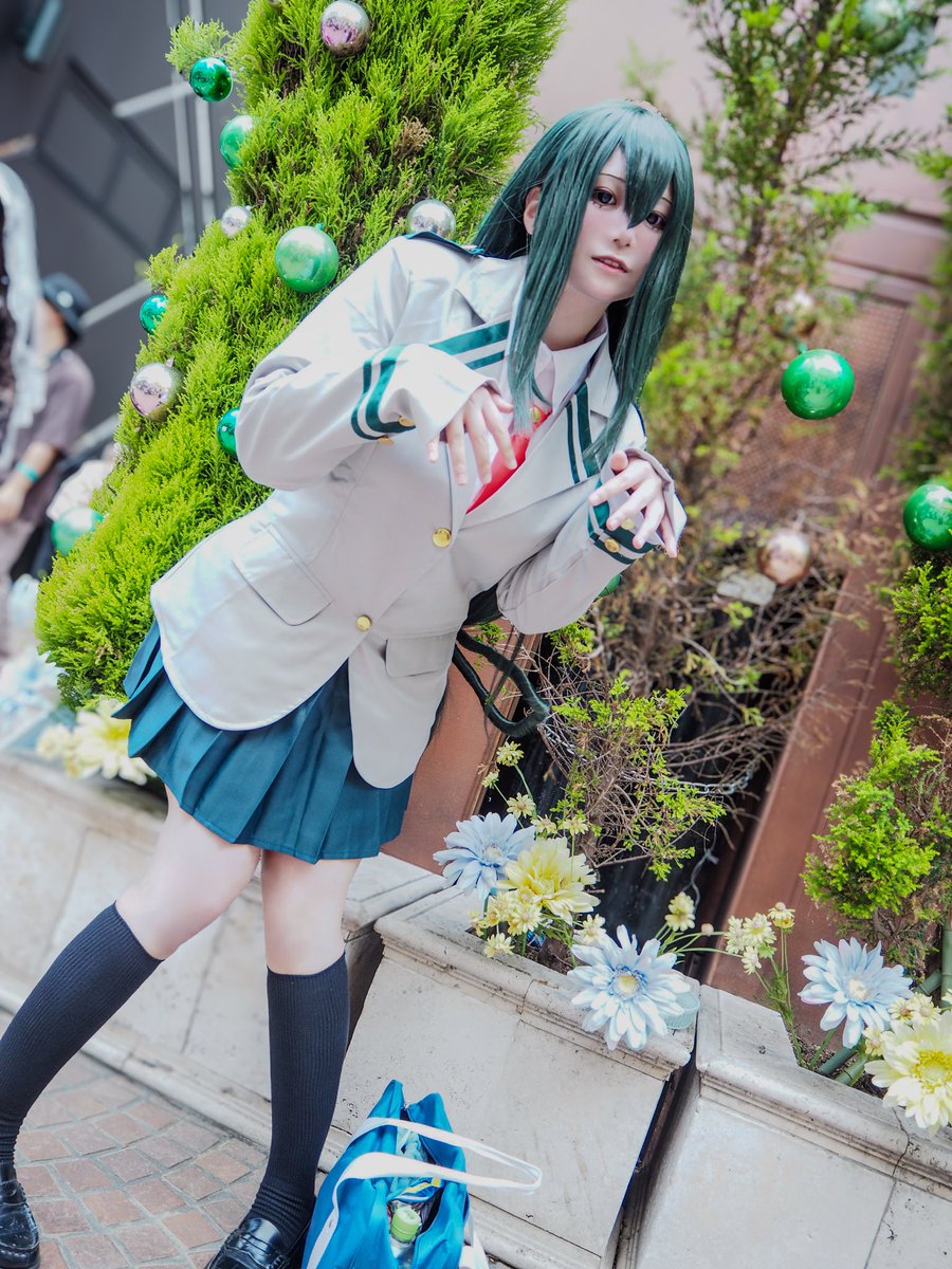e73san's tweet photo. MHA ｜ cosplay

梅雨ちゃんとお友達になりましょ

📷💭 ̖́-▶︎@nc_813o ちゃん🫶🏻︎💕 https://t.co/UuM0CTYDwN