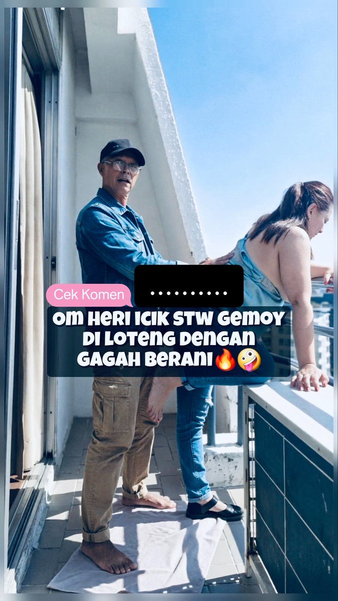 tab3lvicko's tweet photo. Om Heri lagi sama bude di balkon 
https://t.co/DEaFNcsbRX https://t.co/jjB4DUhotr