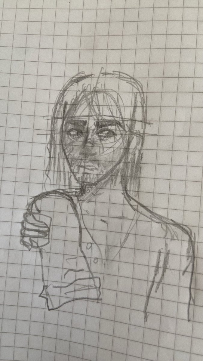 LaaurelZ's tweet photo. Sketch of john in class heheh (lovehim)
#rdr #rdr2 #johnmarston https://t.co/WvOF9MIq94