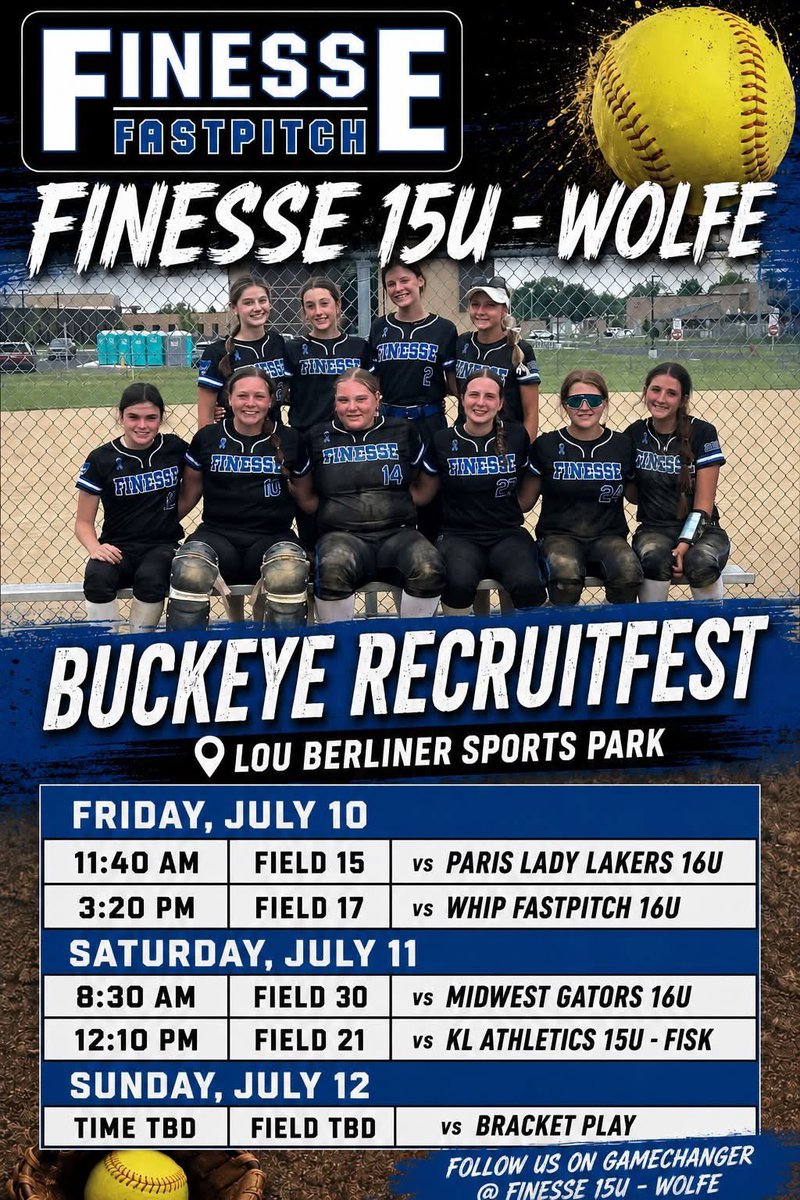 addison_castosb's tweet photo. Weekend Schedule!! Buckeye RecruitFest @ Berliner Park!! https://t.co/3IOxL2EB6u