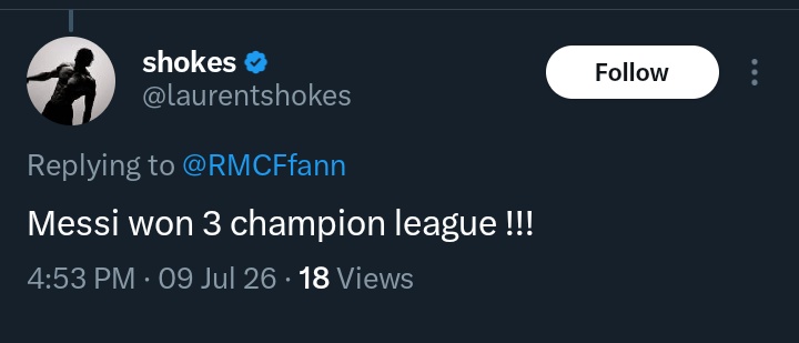 jacksonsalesboy's tweet photo. @laurentshokes @xxfw1da I'm not a prophet , but write this day down , this curse to him is for you, only if you didn't lie against Messi or create agendas as he is doing . I tell you R7 Naija fans are retards mostly. you can slander but he can't ? RETARD bringing curses like a child mom was sad to born https://t.co/W6w6Gi51s6