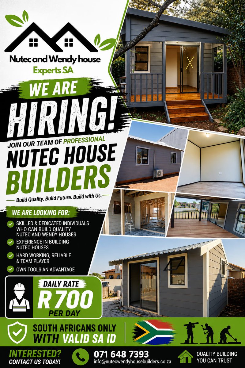 EulanderR's tweet photo. We are hiring!!! https://t.co/UXoOt6rvzb